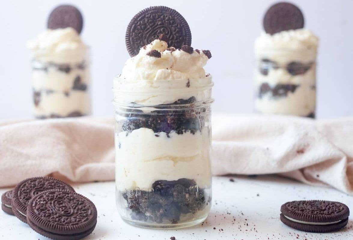 Oreo Cheesecake Jar