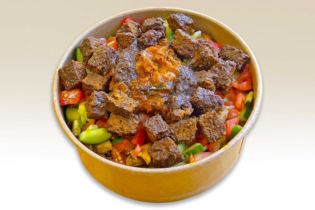 Koobideh Kebab Bowl (Lamb Burger Stick)
