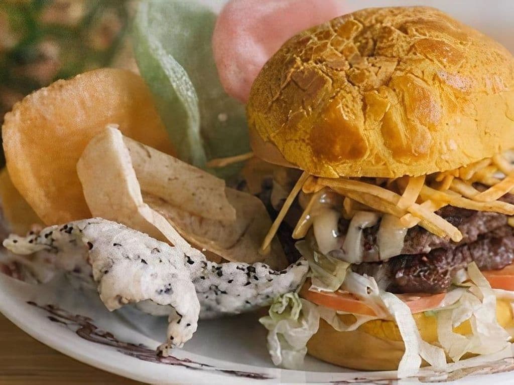 Chinese "Pineapple" Bun Burger