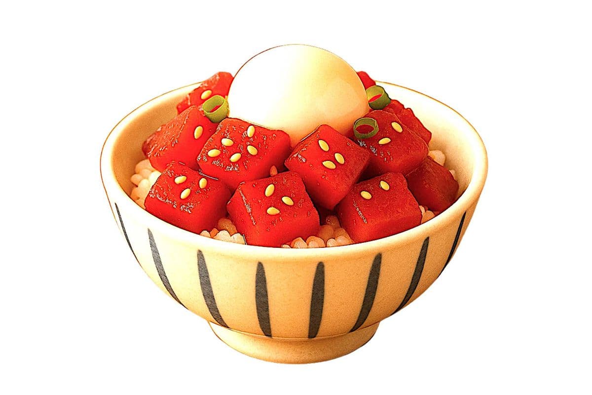 Mini Ahi Poke Don with Lava Egg
