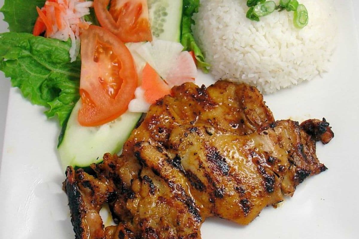 BBQ Rice Plate