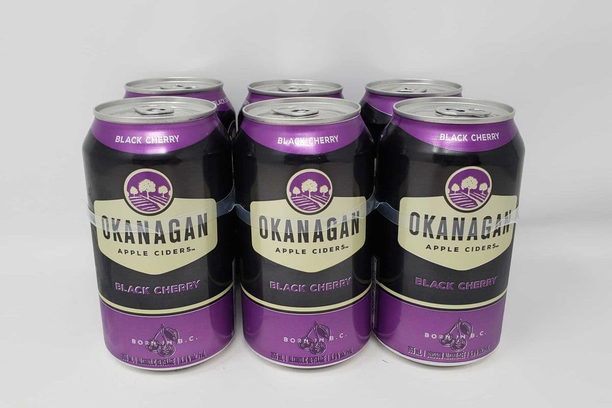 Okanagan Premium Cider Black Cherry (6 x 355ml)
