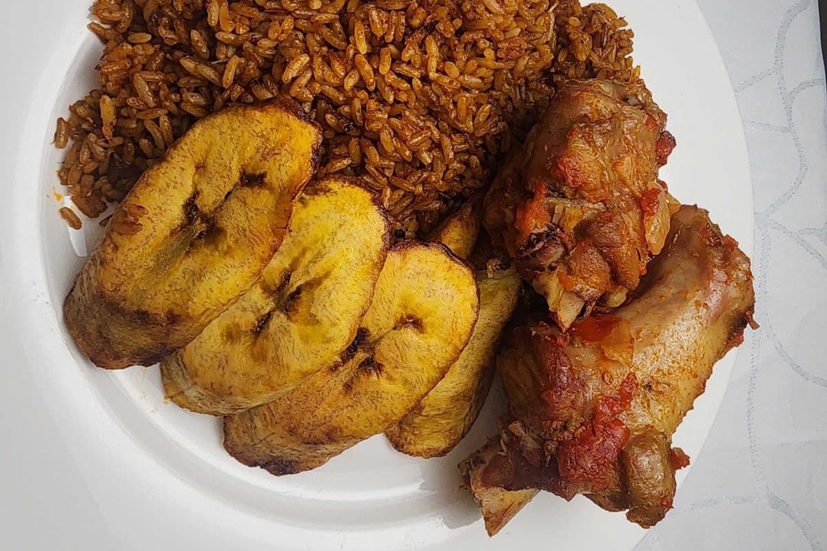 Jollof Rice W/Beef