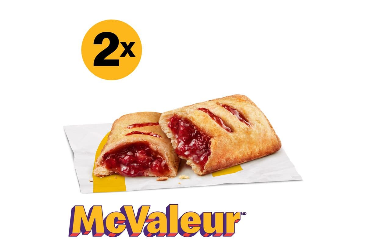 2 chaussons aux fraises cuits au four [600.0 Cal]
