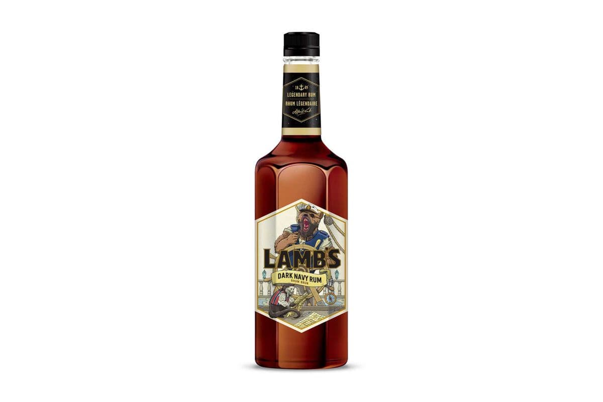 Lamb's Navy Dark Rum (1 x 750 ml Bottle)