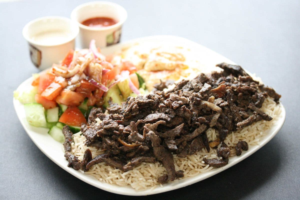 Beef and Lamb Shawarma Plate