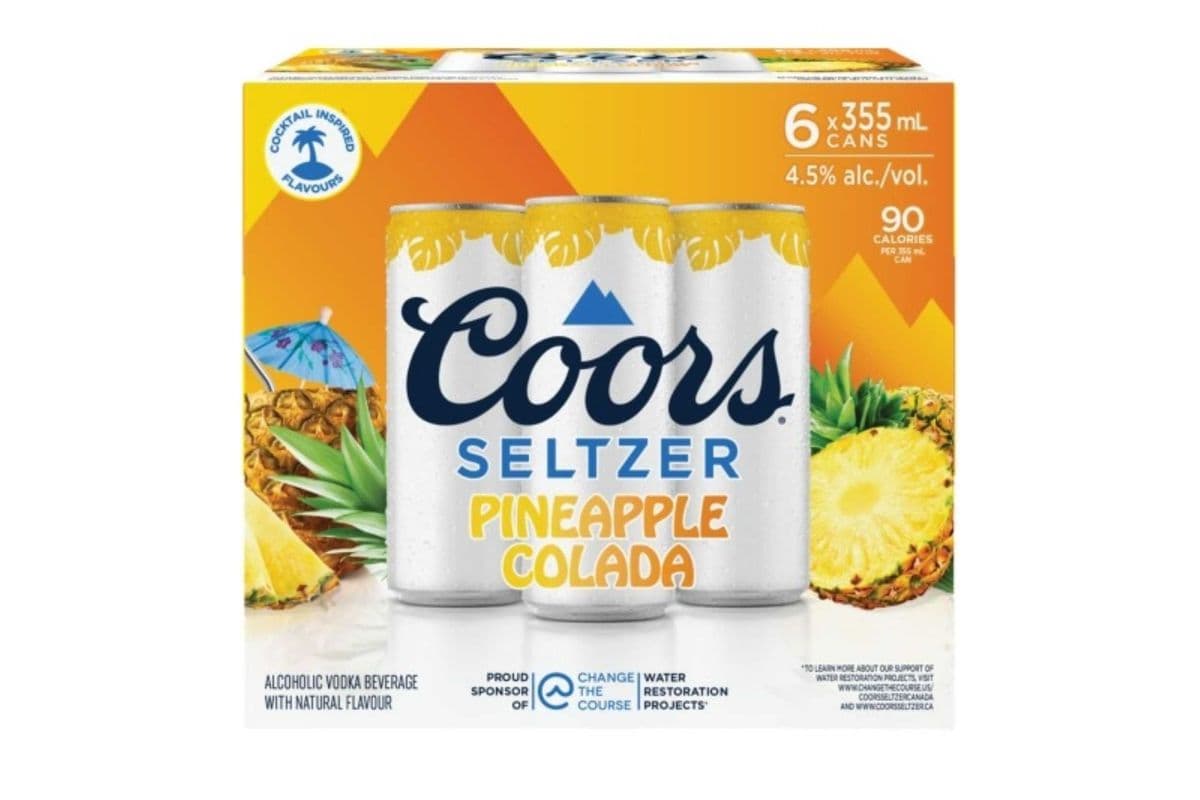 Coors Seltzer Island Colada (6 x 355ml)