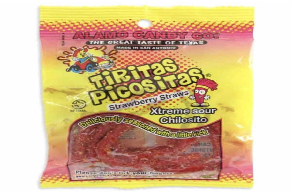 TIRITAS PICOSITAS XTREME SOUR STRAWBERRY (43G)