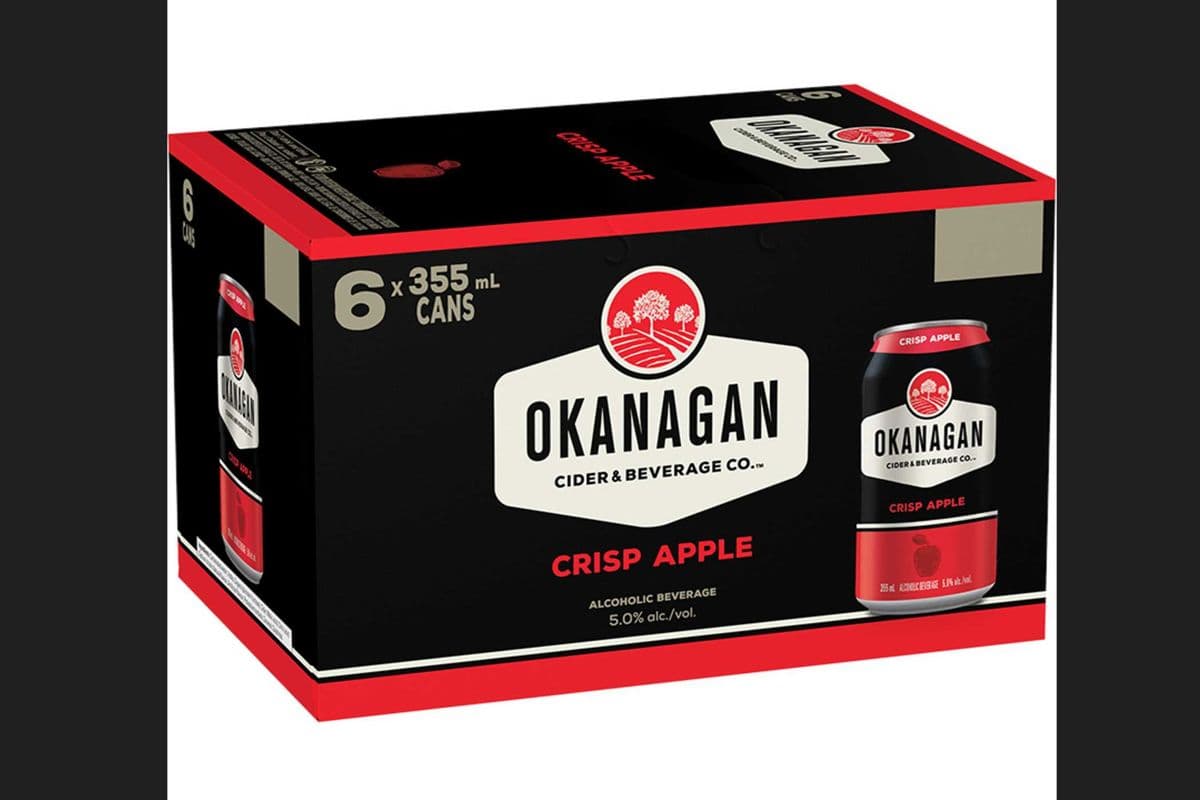 OKANAGAN CIDER - CRISP APPLE 6CAN (6 x 355ML)