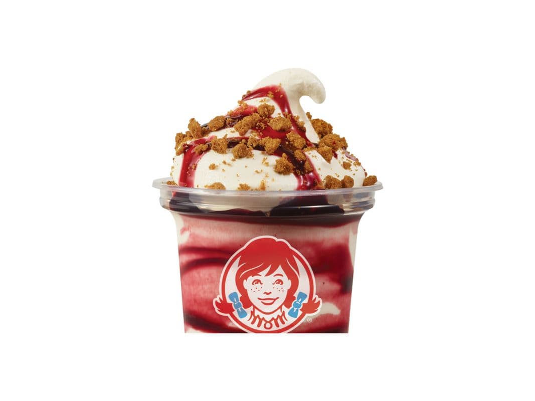 Grand Frosty🅫 Croustade Aux Cerises, À La Vanille / Large Cherry Crumble Frosty®, Vanilla (Cals: 580)
