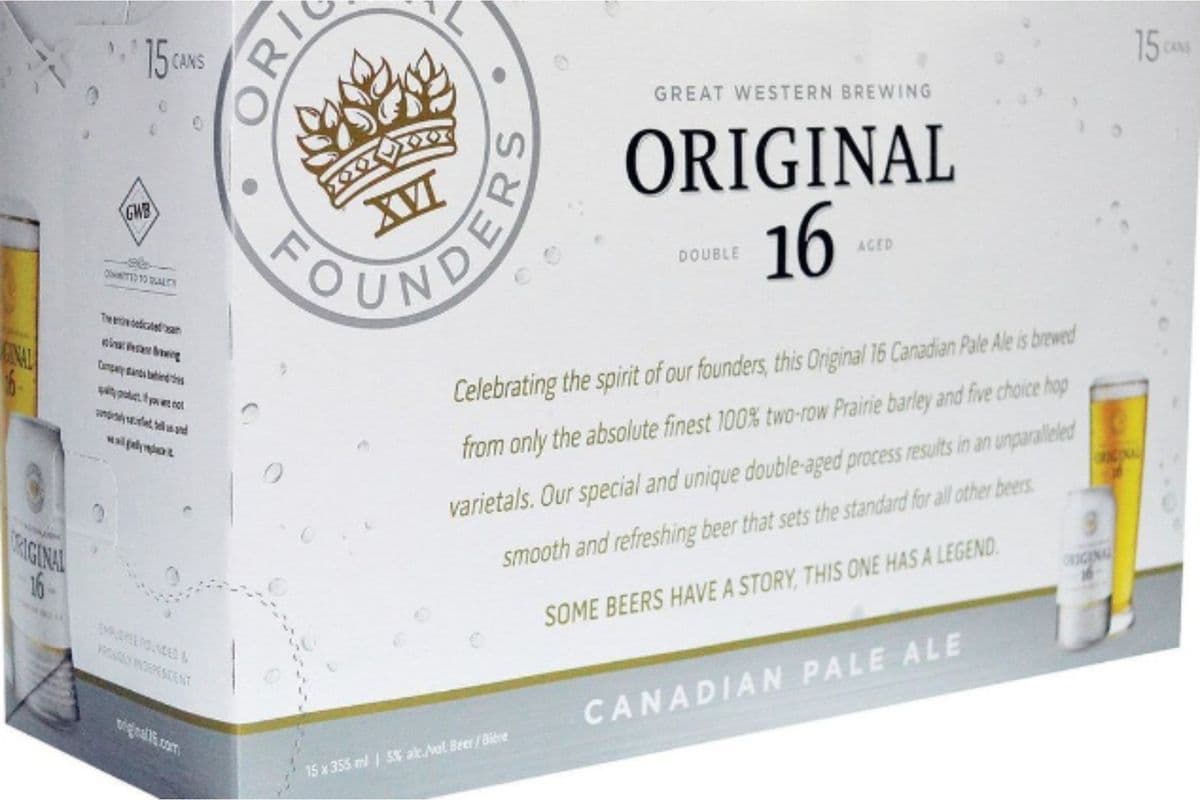 Original 16 Canadian Pale Ale (1 x 355 ml Cans)