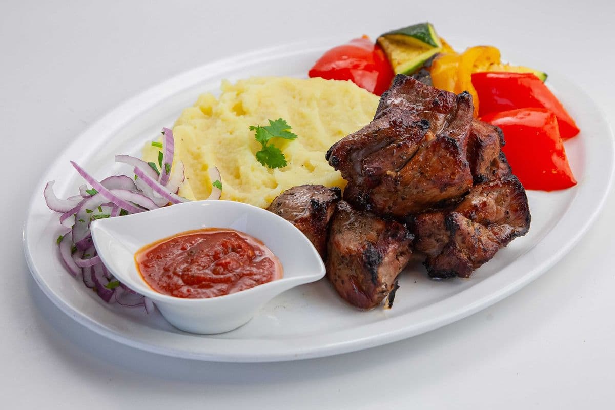 Pork Shashlik Meal (5 pcs)