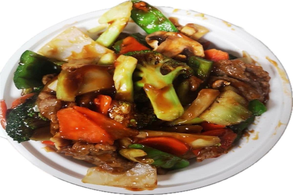 Beef with Mixed Vegetable / 什菜牛