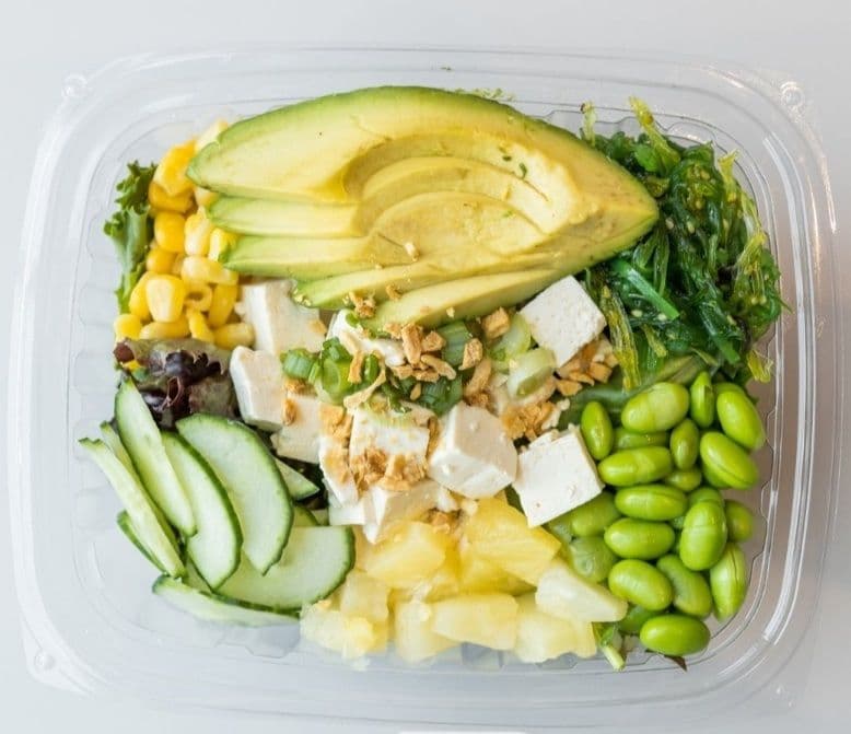 Vegetarian Tofu Poke Bowl