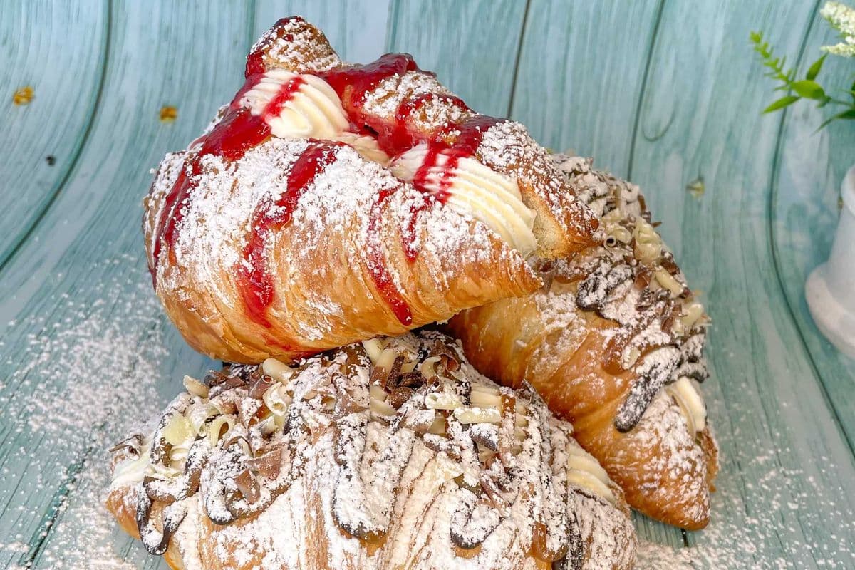 Cheesecake Filled Croissant