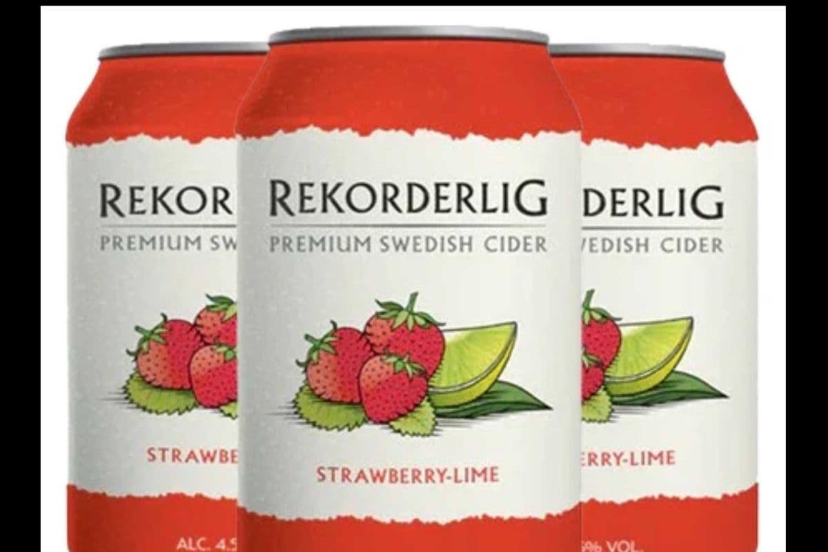 REKORDERLIG STRAWBERRY LIME CIDER 4*330ML (1 x 330ML)