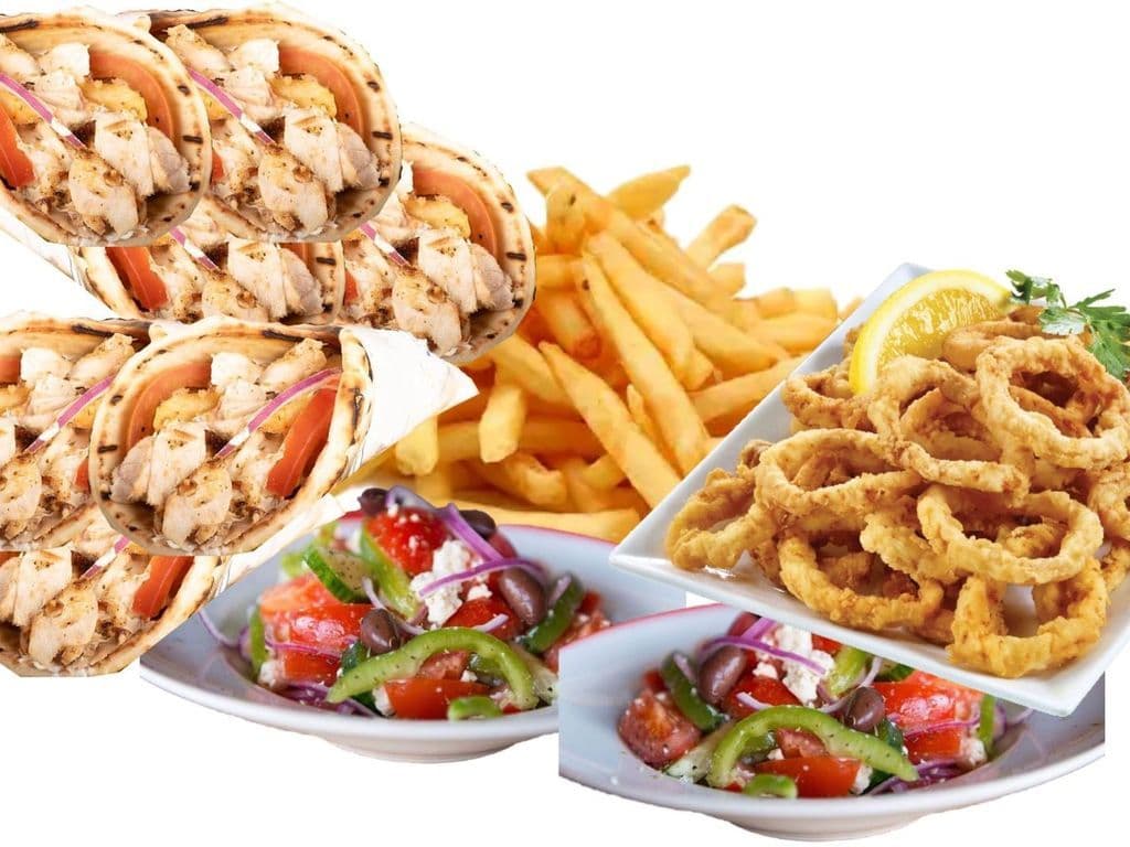 *(5) COMBO 8 PITA 3 FRITES