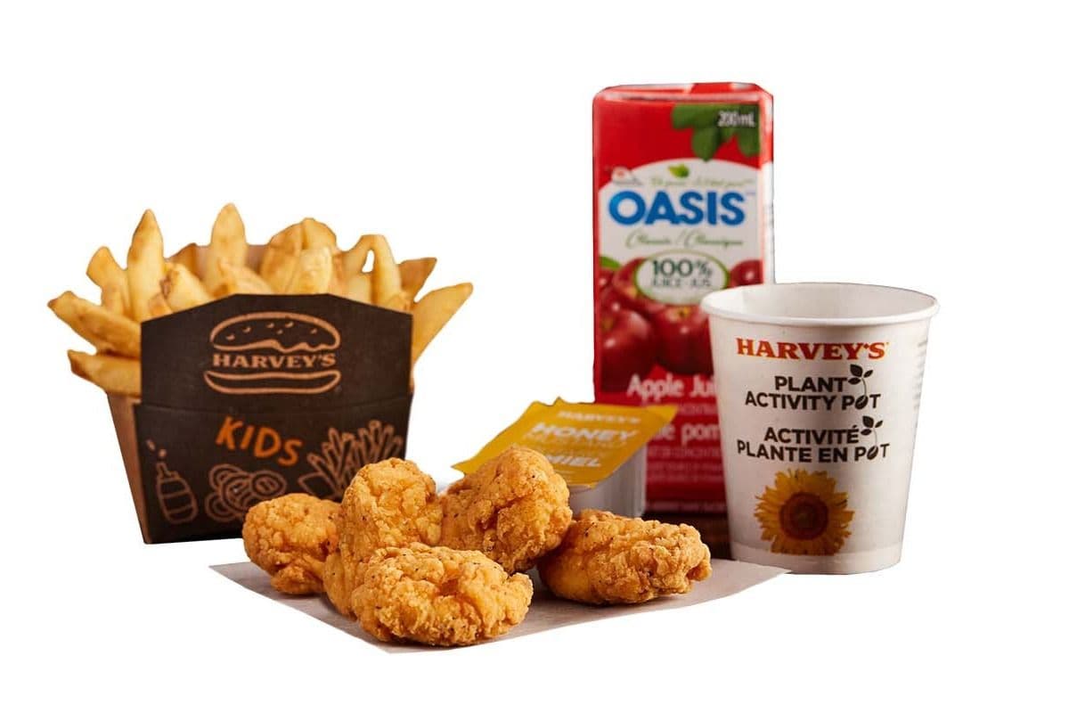 Trio croquettes de poulet pour enfants (5) / Kids Chicken Nuggets (5) Combo