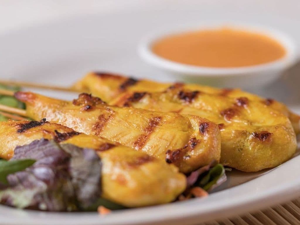A4. Chicken Satay (4 Skewers)