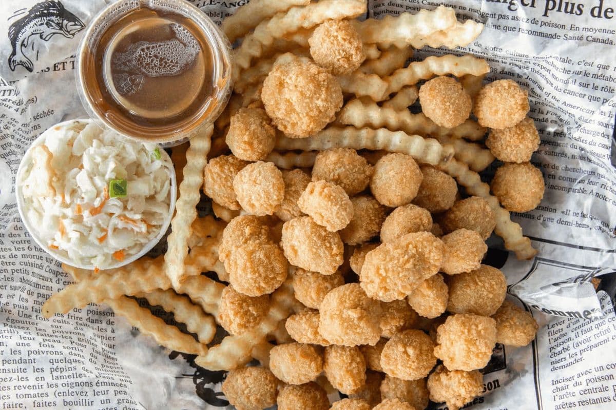 Poulet popcorn - Dîner / Popcorn Chicken - Lunch