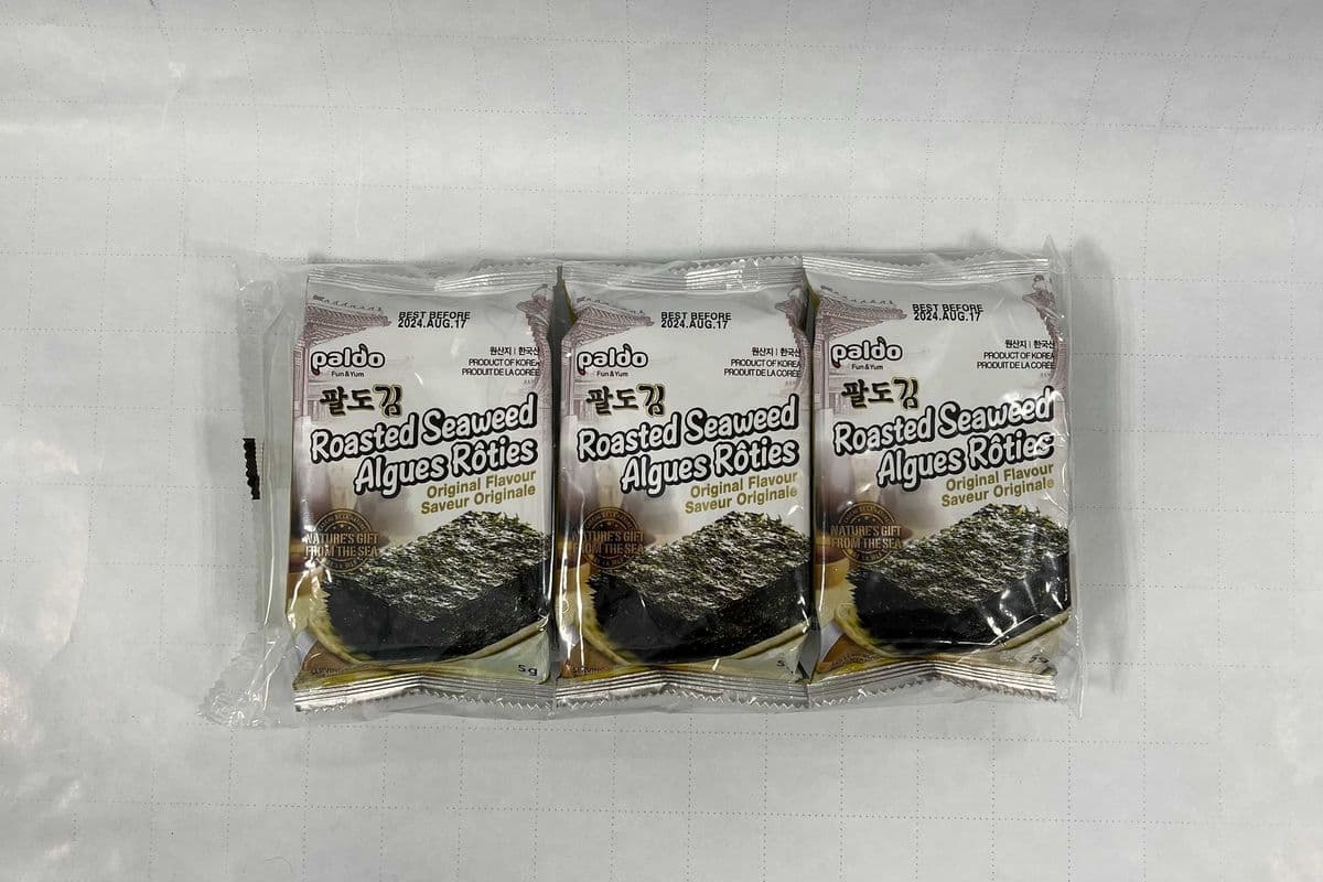 Paldo Roasted Seaweed Original (3 x 5 g)