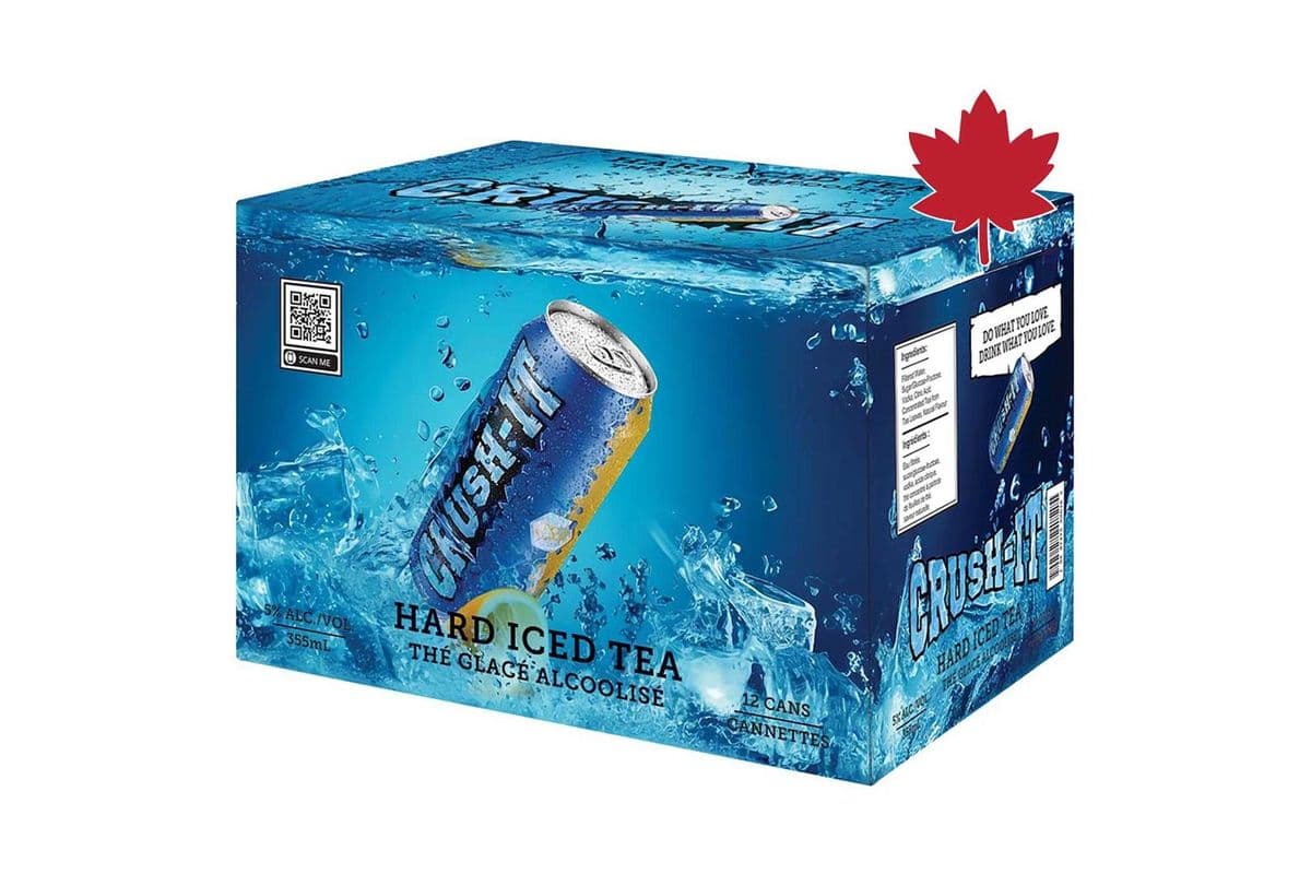 Crush-It Hard Iced Tea (12 x 355 ml)