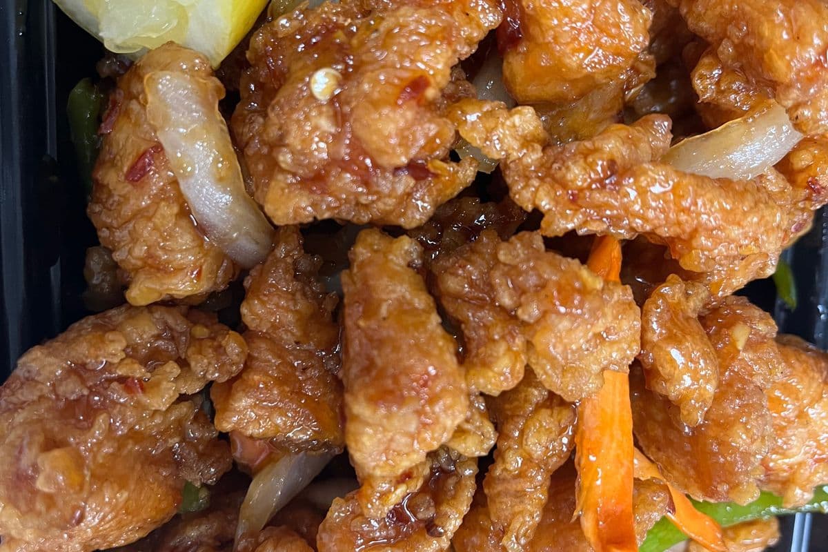74 A. Hot Honey Lemon Chicken