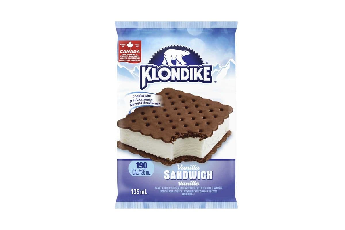 Klondike Ice Cream Sandwiches - Vanilla Sandwich (135ml)