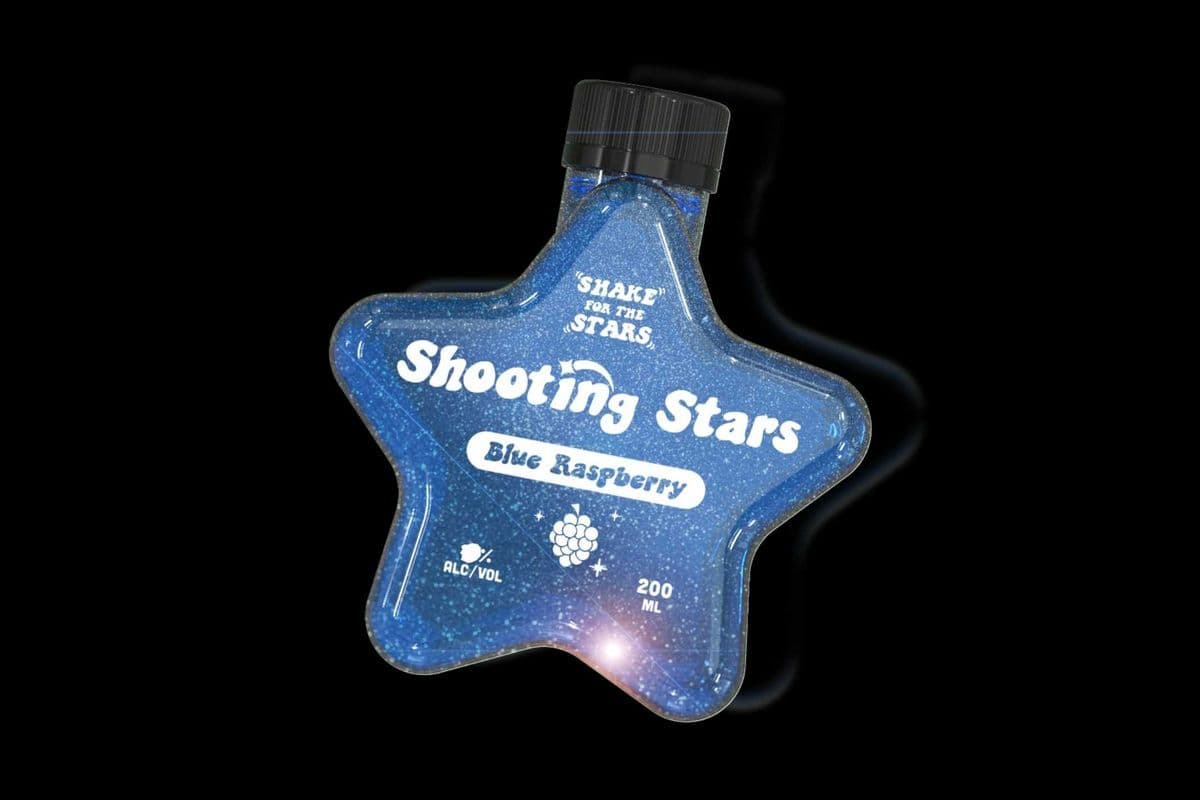 Shooting Stars Blue Raspberry (1 x 200 ml)