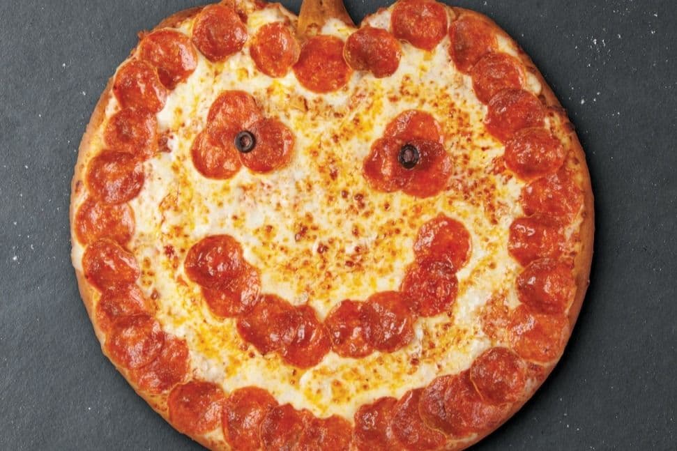 Jack-O'-Lantern Pizza