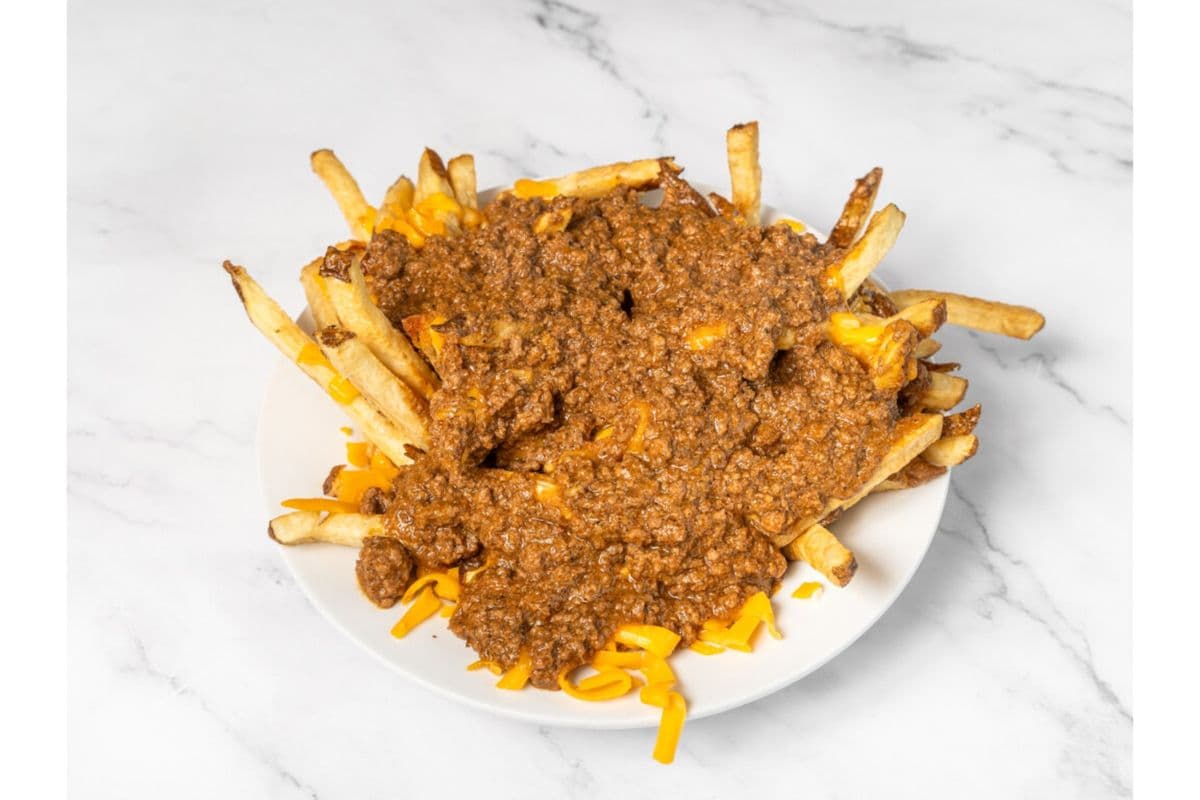 Fries with Cheese and Chilli