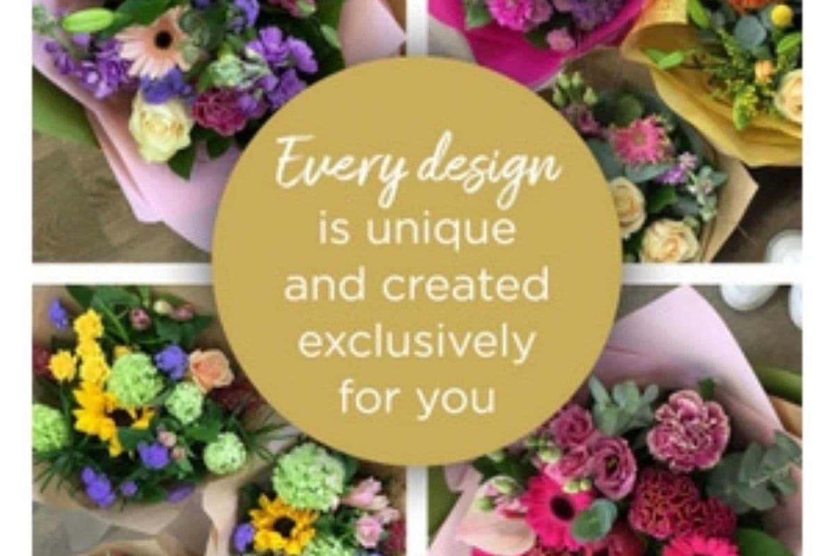 Medium Hand-tied Bouquet (Wrapped, No Vase)