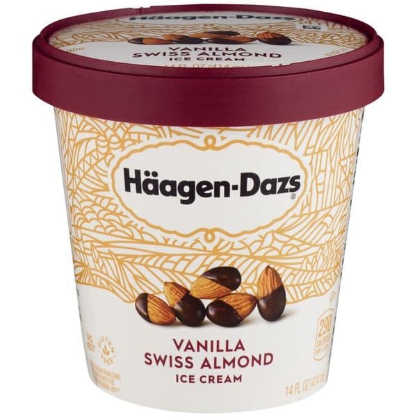 Haagen-Daz Vanille aux Amandes Suisses/ Haagen-Daz Vanilla Swiss Almond