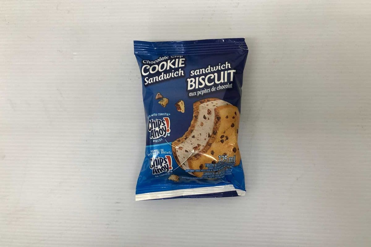 Christie Chips Ahoy Chocolate Chip Cookie Sandwich Ice Cream 125 ml