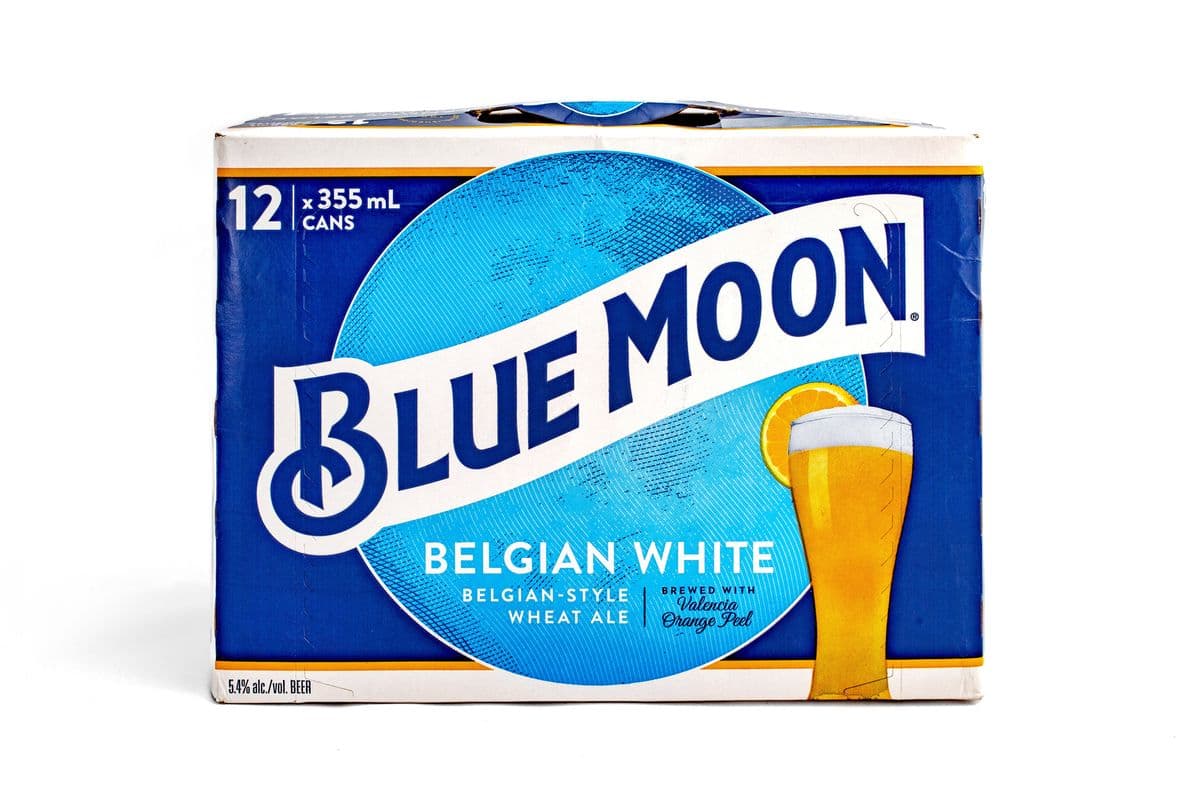 Blue Moon Belgian White Ale (12 cans) (1 x Pack)