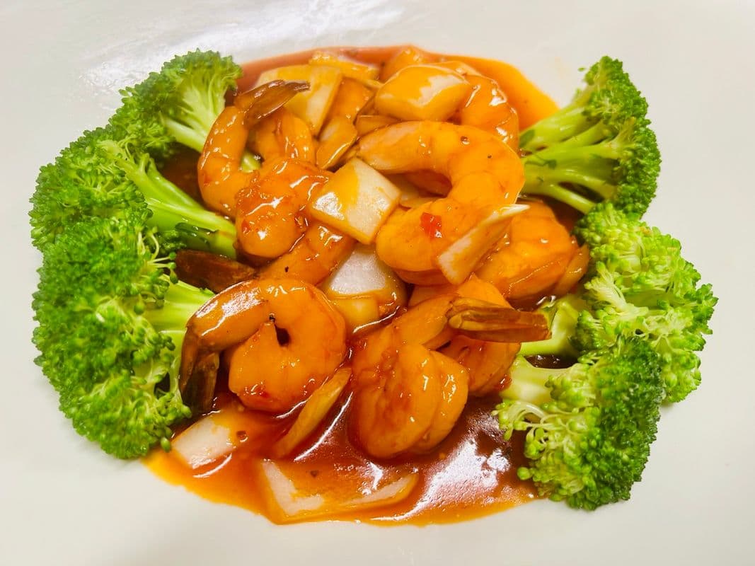 Szechwan Shrimp / Crevettes a la sauce szechuan