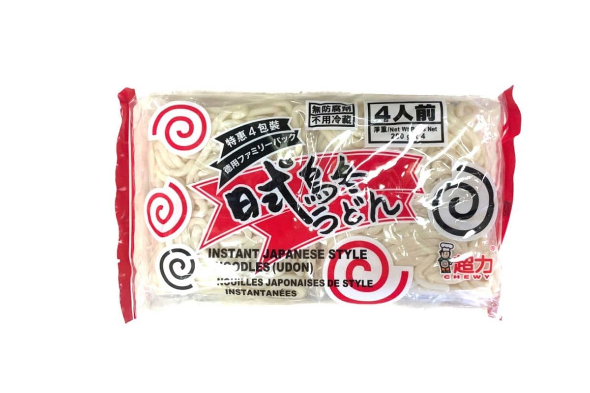 Chewy Japanese Udon 4in1(200gx4)超力 日式乌冬4in1