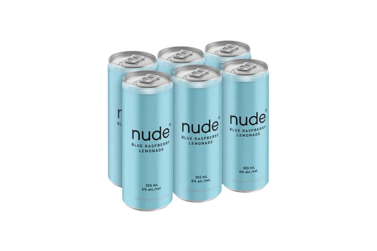 Nude Blue Raspberry Lemonade (6 Cans) (6 x 355ml)