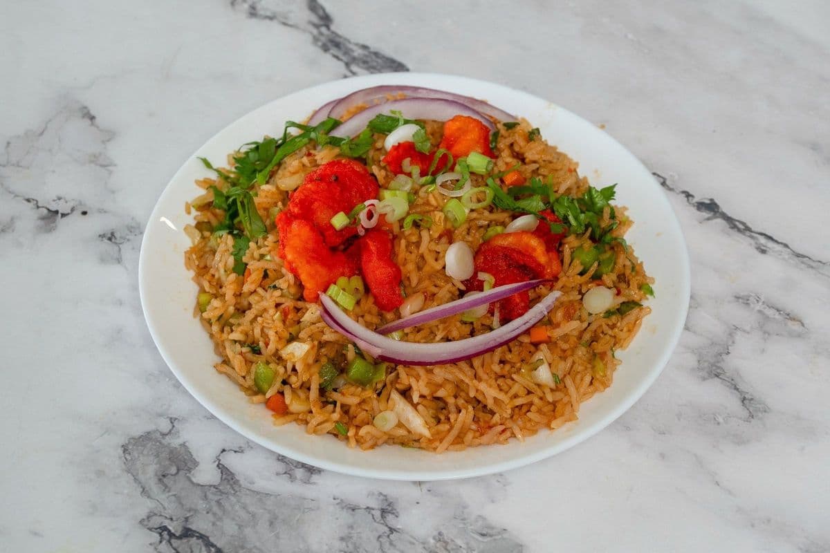 Manchurian Shrimp Fried Rice 🔥