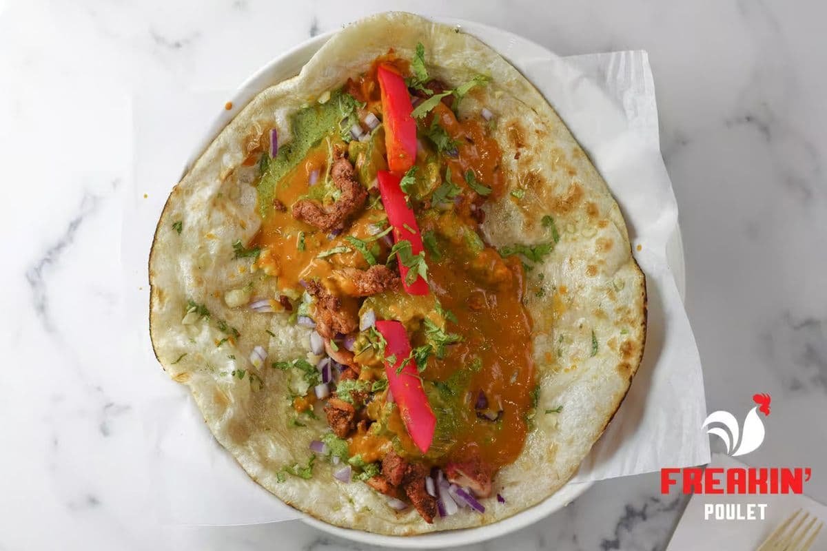 Wrap Délicieux à la crème / Butter Chicken Wrap