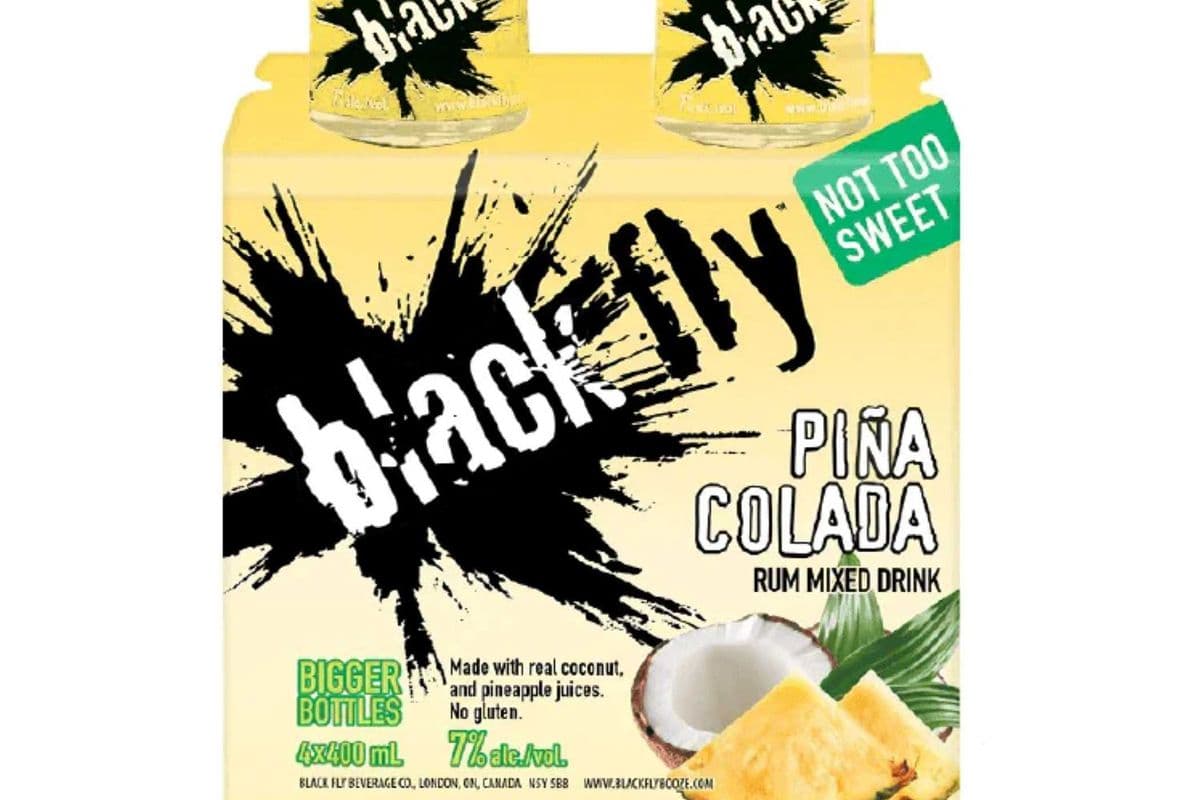 BLACK FLY RUM PINA COLADA (4 PACK) (4 x 400ML)