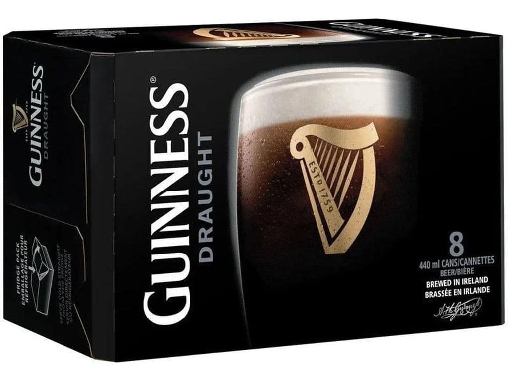 GUINNESS Draught Can, 8 x 440ml