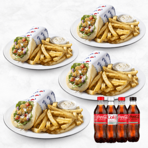 Dinner For 4 - Pita Wrap Meals