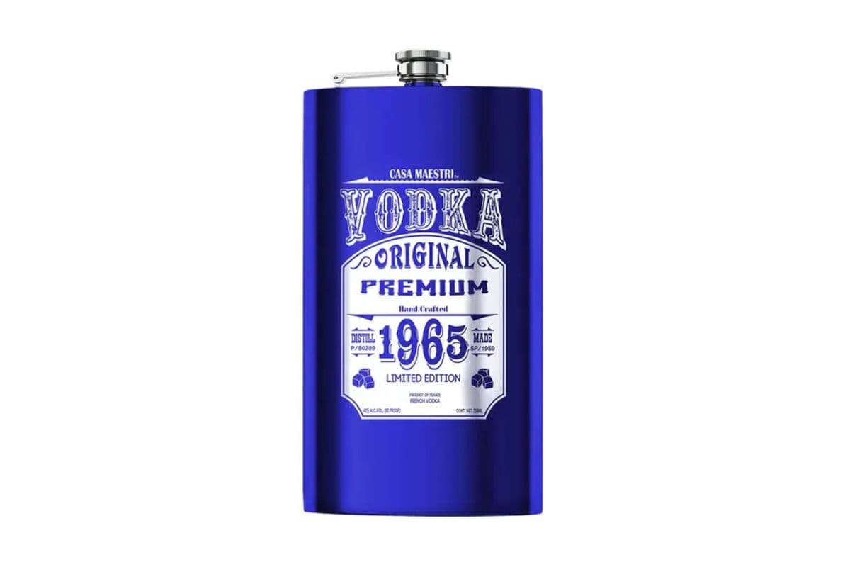 Casa Maestri Vodka Flask ***Special $10 OFF*** (1 x 200mL Flask)