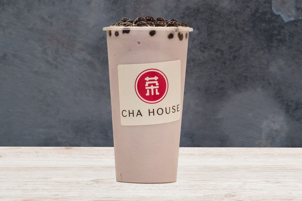 Taro Slush with Pearls