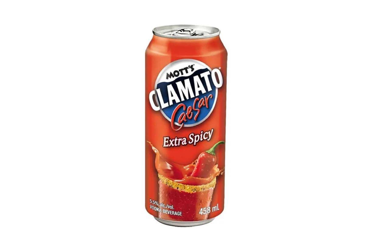 Motts Extra Spicy Clamato Caesar Tall Can (1 x 458 ml)