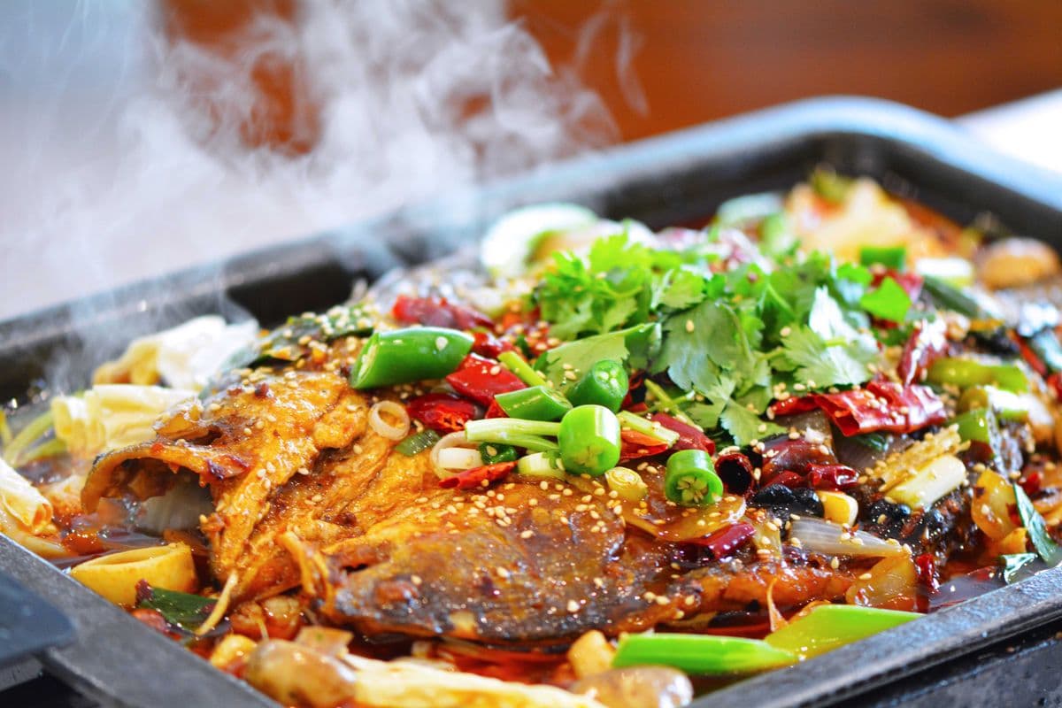 Spicy Mandarin Fish 香辣烤鱼锅