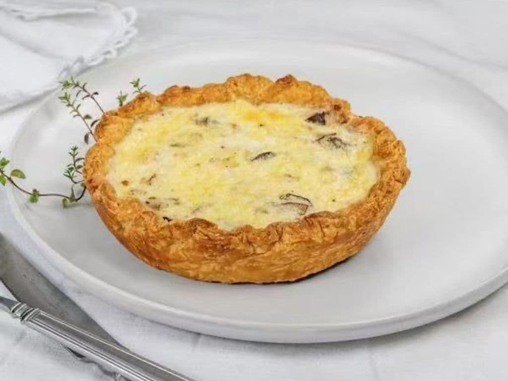 LOCAL FRESH MADE F2T CAULIFLOWER MUSHROOM QUICHE (LOCAL BC)