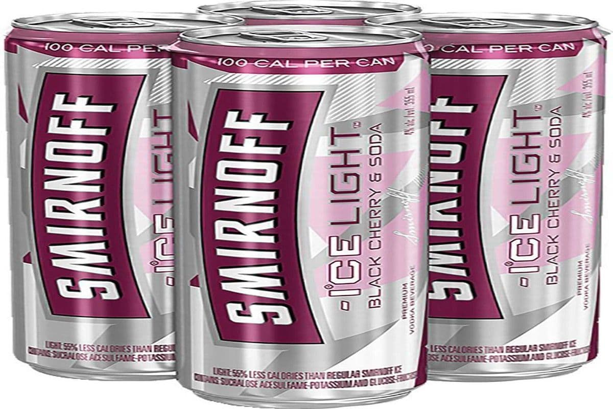 SMIRNOFF ICE LIGHT BLACK CHERRY & SODA 4x355ML (4 x 4x355ML)
