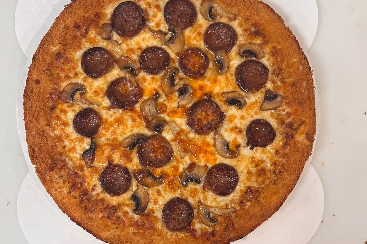 #8 - 8" Chorizo Mushroom Pizza
